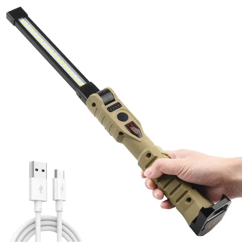 Sos Light Strobe - Linterna de Mano Plegable COB XPE