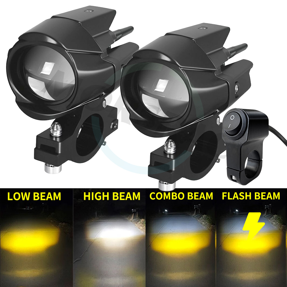 Sos Light Strobe - Faros Led auxiliares para motocicleta, luces