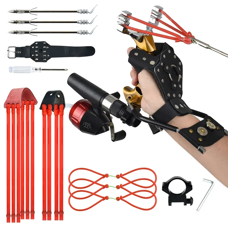 Fishing Kit Compact - Potente cabestrillo de pesca con reposamuñecas