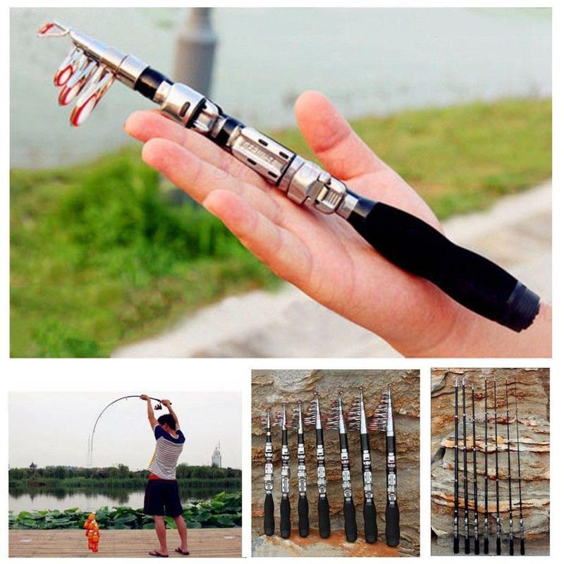 Fishing Kit Compact - Caña de Pescar Telescópica Mini Super