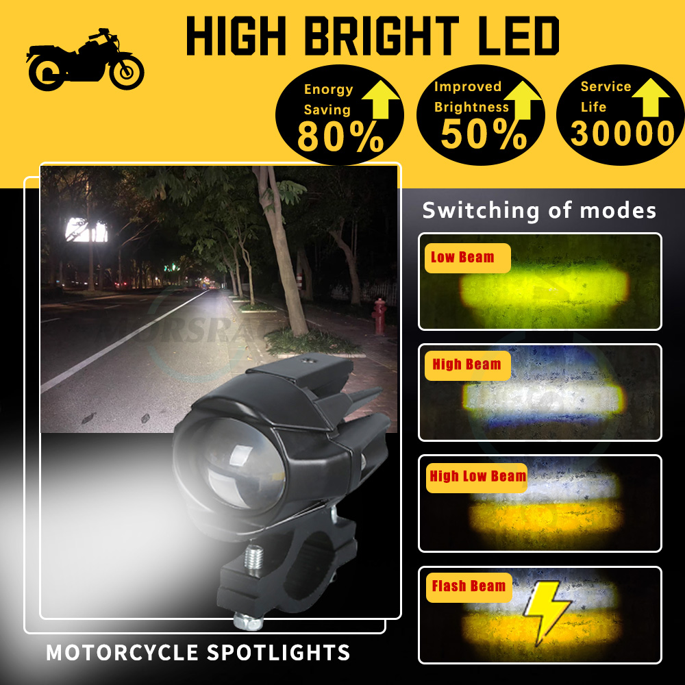 Faros Led auxiliares para moto - Sos Light Strobe reseña y precio