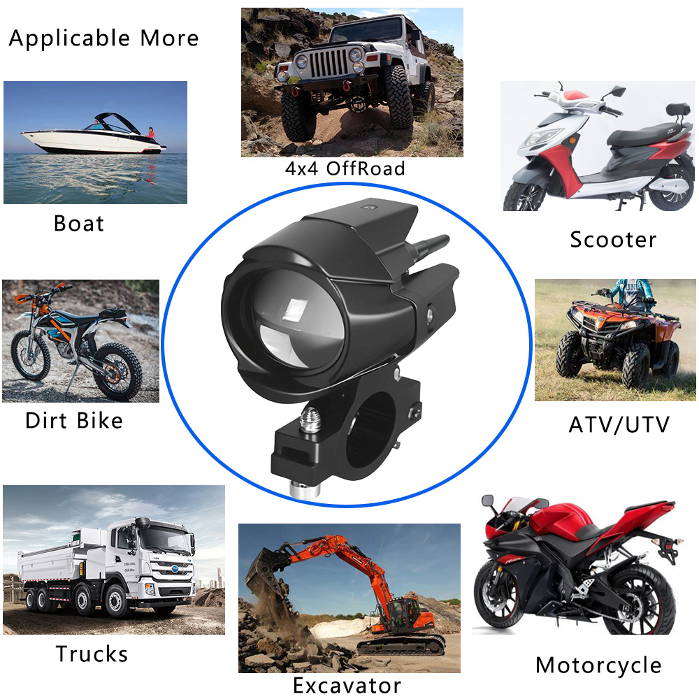 Faros Led auxiliares para moto - Sos Light Strobe reseña y precio