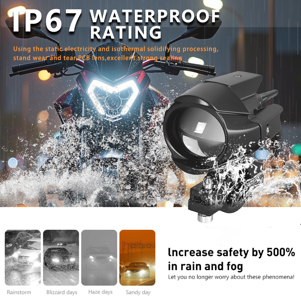 Faros Led auxiliares para moto - Sos Light Strobe reseña y precio