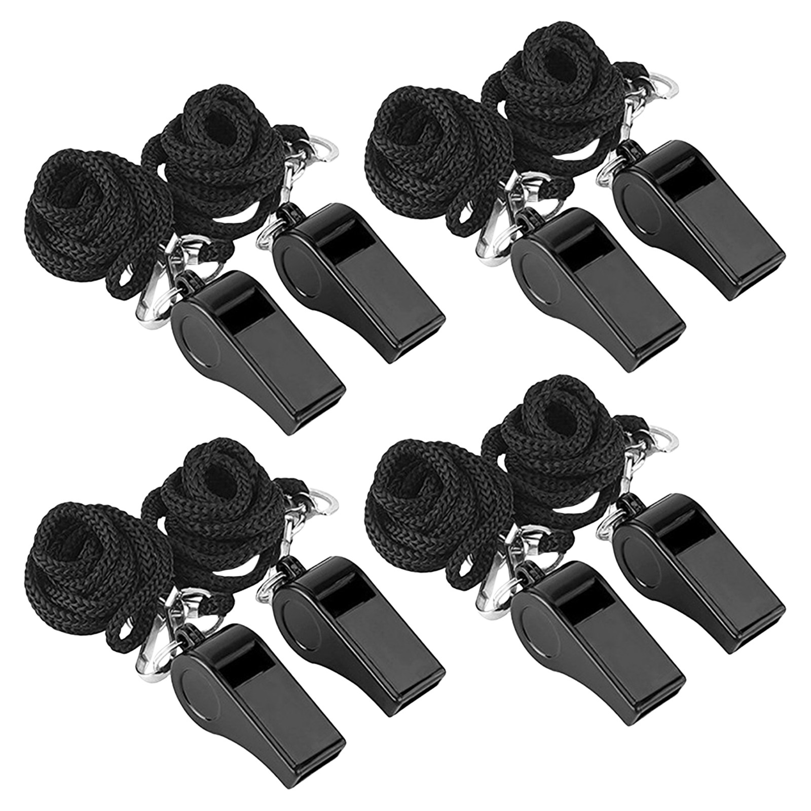 8 silbatos metálicos portátile - Emergency Whistle Loud reseña y precio
