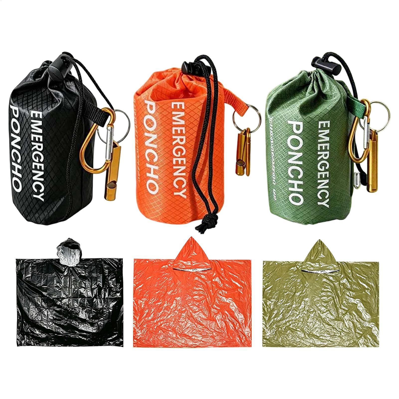 3 piezas: poncho impermeable d - Survival Blanket Reflective reseña y precio