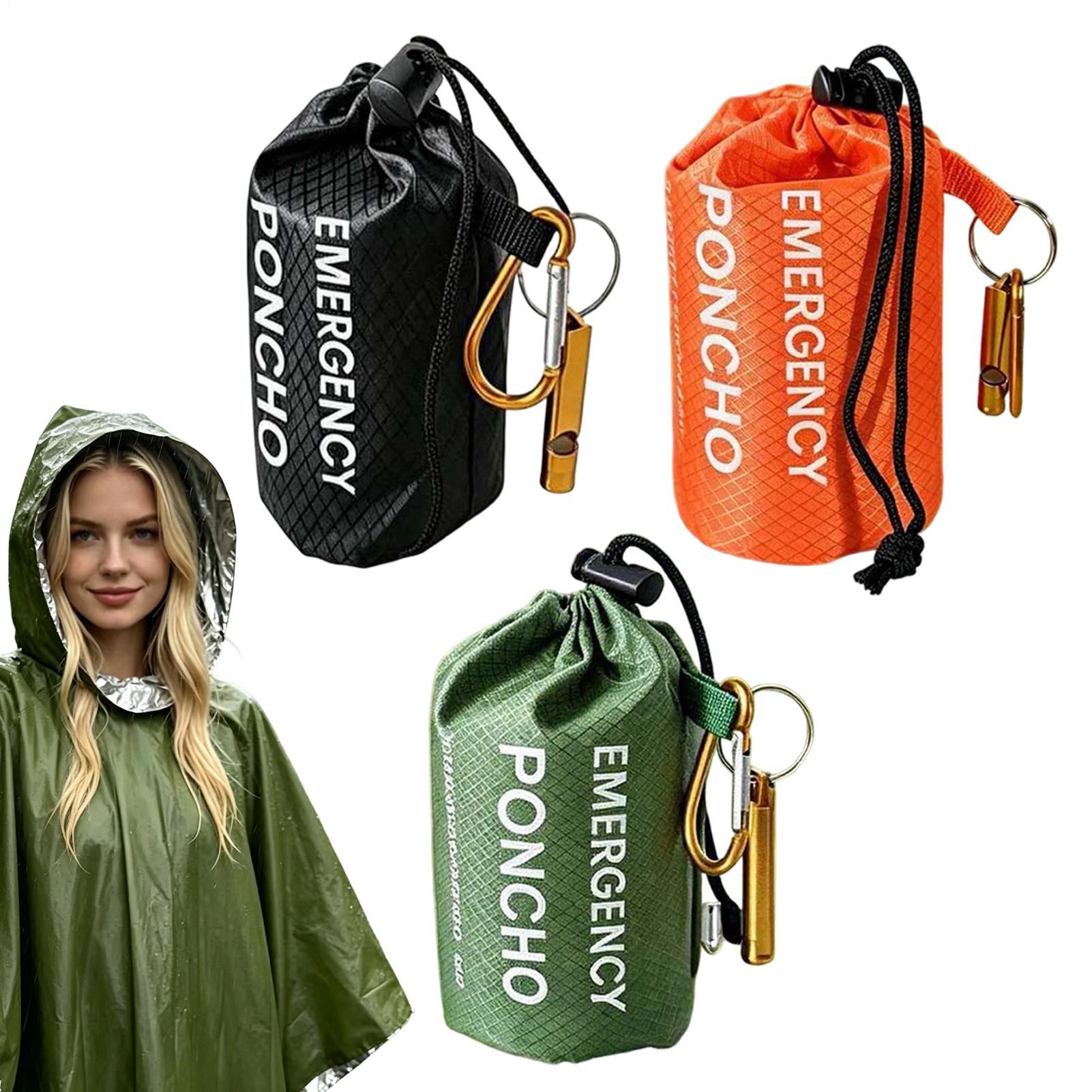 3 piezas: poncho impermeable d - Survival Blanket Reflective reseña y precio