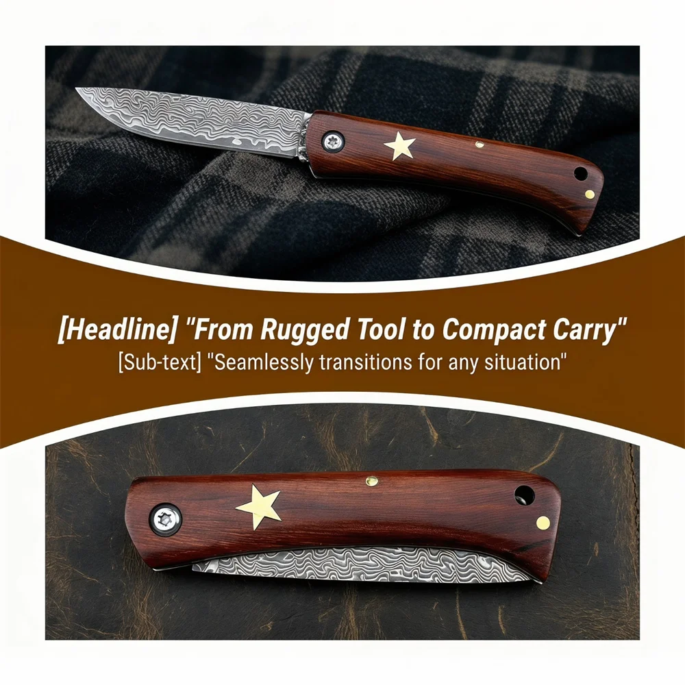 Navaja plegable de bolsillo ED - Bushcraft Knife Fixed reseña y precio